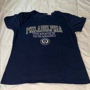 NWOT Philadelphia Union Navy Blue T-Shirt XL